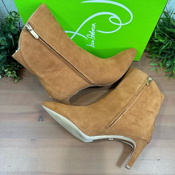 Sam Edelman Tan Heeled Boots - Picture 5 of 10